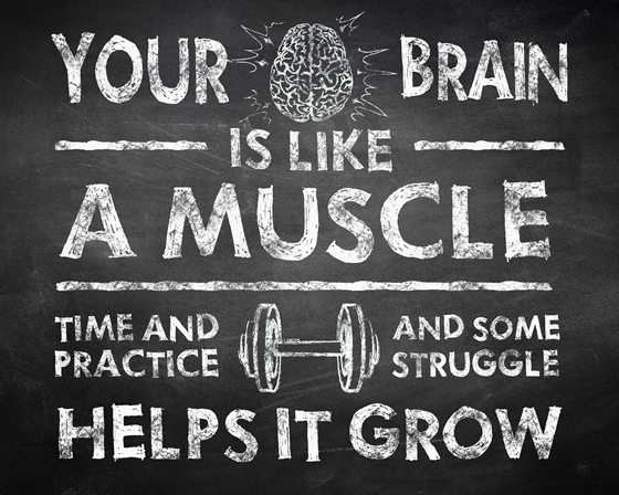 brain is a muscle